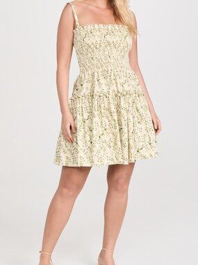 Hill House Home Seraphina Mini Nap Dress – Basketweave Vine – Size L